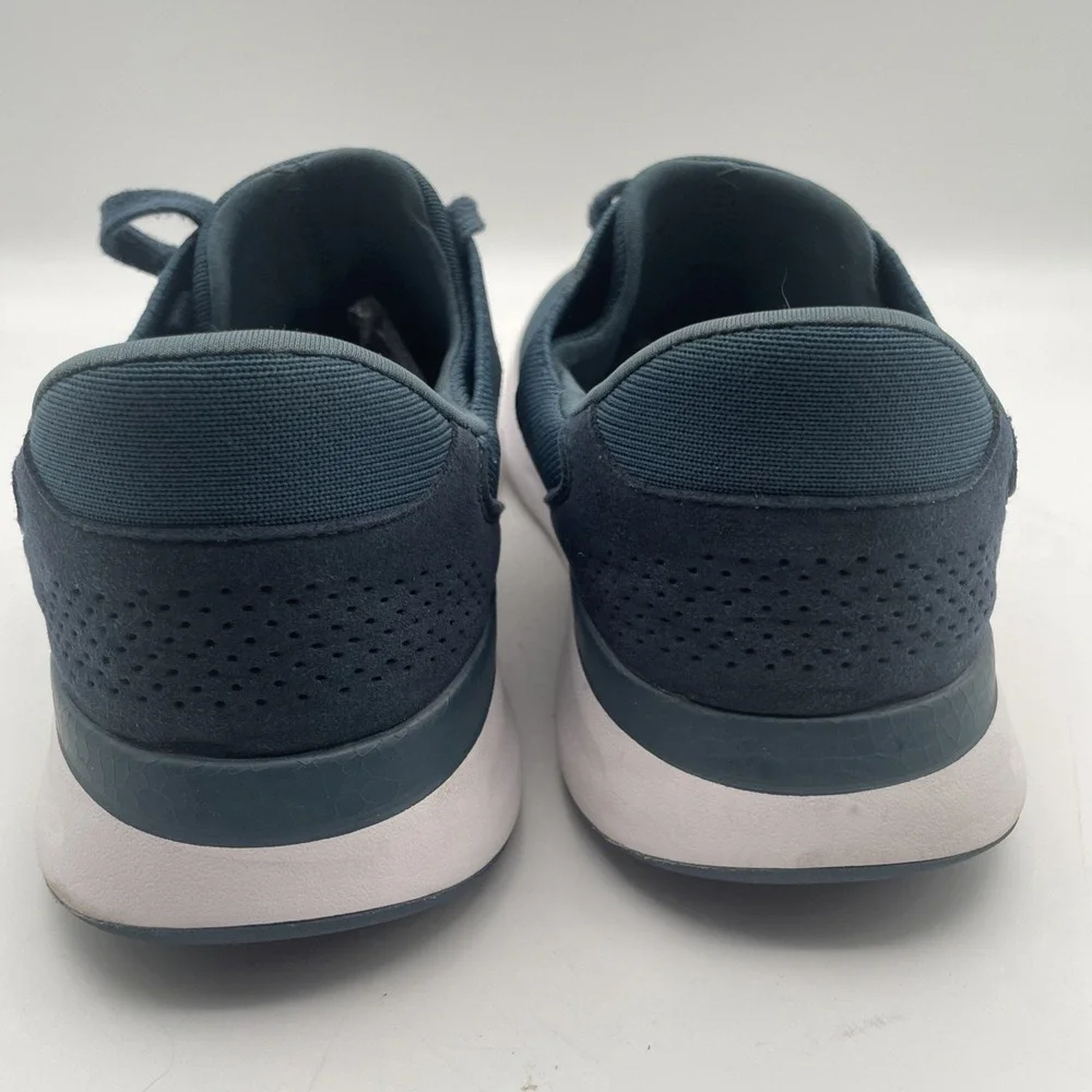 Kizik Madrid Eco-Knit Shoes Mens Size 12 Blue White Hands Free‎ Slip On Sneakers